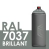 2250 - Bombe de peinture 400ml Brillant RAL 7037 Gris Poussière