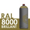 2255 - Bombe de peinture 400ml Brillant RAL 8000 Brun Vert