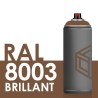 2258 - Bombe de peinture 400ml Brillant RAL 8003 Brun Argile