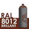 2263 - Bombe de peinture 400ml Brillant RAL 8012 Brun Rouge
