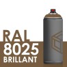 2272 - Bombe de peinture 400ml Brillant RAL 8025 Brun Pâle