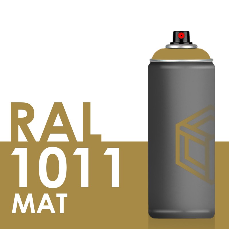 Bombe de peinture 400ml Mat RAL 1011 Beige Brun Bombe de peinture 400ml Mat RAL 1011 Beige Brun