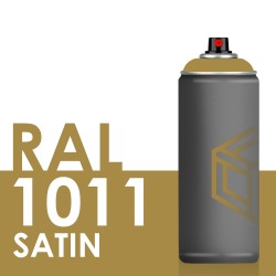 Bombe de peinture 400ml Satin RAL 1011 Beige Brun