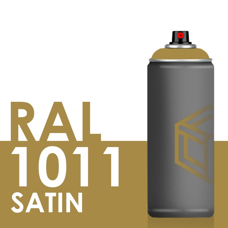Bombe de peinture 400ml Satin RAL 1011 Beige Brun Bombe de peinture 400ml Satin RAL 1011 Beige Brun