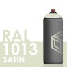 Bombe de peinture 400ml Satin RAL 1013 Blanc Perlé