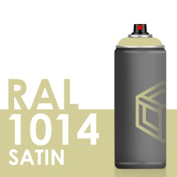 Bombe de peinture 400ml Satin RAL 1014 Ivoire