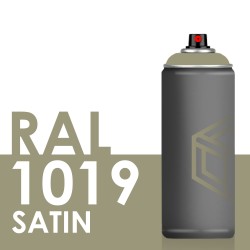 Bombe de peinture 400ml Satin RAL 1019 Beige Gris