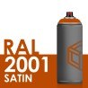 3353 - Bombe de peinture 400ml Satin RAL 2001 Orangé Rouge
