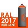 3382 - Bombe de peinture 400ml Brillant RAL 2017 Orangé RAL