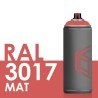 3411 - Bombe de peinture 400ml Mat RAL 3017 Rosé