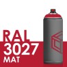 3425 - Bombe de peinture 400ml Mat RAL 3027 Rouge Framboise