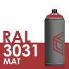 3430 - Bombe de peinture 400ml Mat RAL 3031 Rouge Oriental