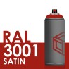 3386 - Bombe de peinture 400ml Satin RAL 3001 Rouge Sécurité