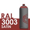 3390 - Bombe de peinture 400ml Satin RAL 3003 Rouge Rubis