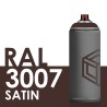 3396 - Bombe de peinture 400ml Satin RAL 3007 Rouge Noir