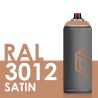 3402 - Bombe de peinture 400ml Satin RAL 3012 Rouge Beige