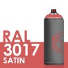 3412 - Bombe de peinture 400ml Satin RAL 3017 Rosé
