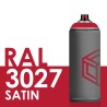 3426 - Bombe de peinture 400ml Satin RAL 3027 Rouge Framboise