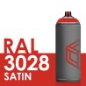 3428 - Bombe de peinture 400ml Satin RAL 3028 Rouge Pu