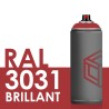 3432 - Bombe de peinture 400ml Brillant RAL 3031 Rouge Oriental