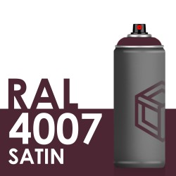 Bombe de peinture 400ml Satin RAL 4007 Violet Pourpre