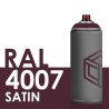 Bombe de peinture 400ml Satin RAL 4007 Violet Pourpre