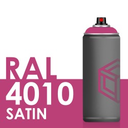 Bombe de peinture 400ml Satin RAL 4010 Telemagenta
