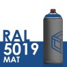 3501 - Bombe de peinture 400ml Mat RAL 5019 Bleu Capri