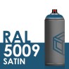 3484 - Bombe de peinture 400ml Satin RAL 5009 Bleu Azur