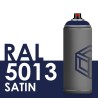 Bombe de peinture 400ml Satin RAL 5013 Bleu Cobalt