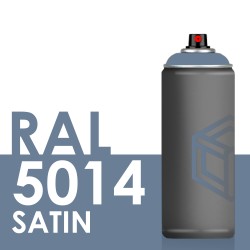 Bombe de peinture 400ml Satin RAL 5014 Bleu Pigeon