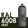 3537 - Bombe de peinture 400ml Mat RAL 6008 Vert Brun