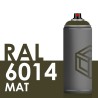 3549 - Bombe de peinture 400ml Mat RAL 6014 Olive Jaune