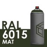 3551 - Bombe de peinture 400ml Mat RAL 6015 Olive Noir