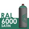 3522 - Bombe de peinture 400ml Satin RAL 6000 Vert Patine