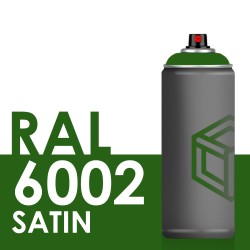 Spray de peinture Satinée 400ml RAL 6002 Vert Feuillage