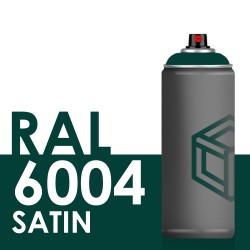 Bombe de peinture 400ml Satin RAL 6004 Vert Bleu