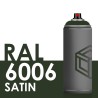 3534 - Bombe de peinture 400ml Satin RAL 6006 Olive Gris