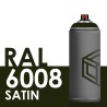 3538 - Bombe de peinture 400ml Satin RAL 6008 Vert Brun