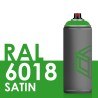 Bombe de peinture 400ml Satin RAL 6018 Vert Jaune