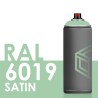 Bombe de peinture 400ml Satin RAL 6019 Vert Blanc