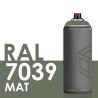3653 - Bombe de peinture 400ml Mat RAL 7039 Gris Quartz