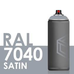 Bombe de peinture 400ml Satin RAL 7040 Gris Fenêtre