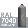 3657 - Bombe de peinture 400ml Brillant RAL 7040 Gris Fenêtre