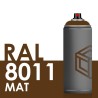 3691 - Bombe de peinture 400ml Mat RAL 8011 Brun Noisette