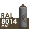 3695 - Bombe de peinture 400ml Mat RAL 8014 Brun Sépia