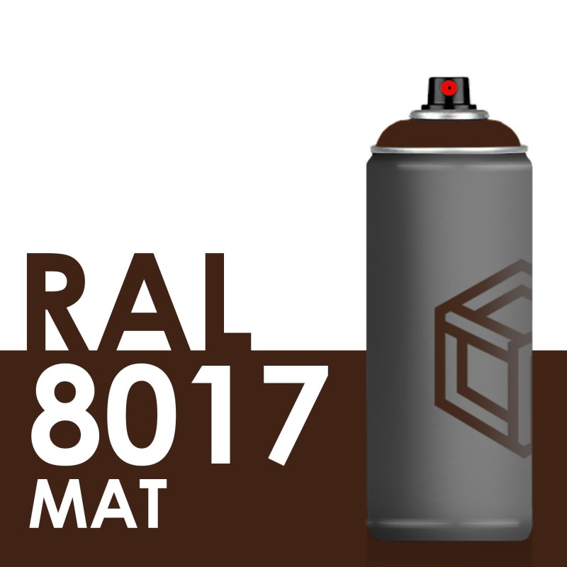 Bombe de peinture 400ml Mat RAL 8017 Brun Chocolat Bombe de peinture 400ml Mat RAL 8017 Brun Chocolat