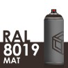 3703 - Bombe de peinture 400ml Mat RAL 8019 Brun Gris