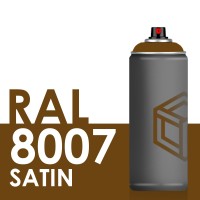 Bombe de peinture 400ml Satin RAL 8007 Brun Fauve