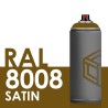 Bombe de peinture 400ml Satin RAL 8008 Brun Olive